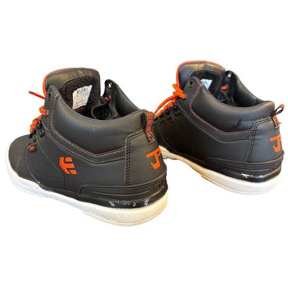 Etnies Black Orange White Mens High Rise ODB Lx Walker sz 10 skate shoe - Picture 4 of 8